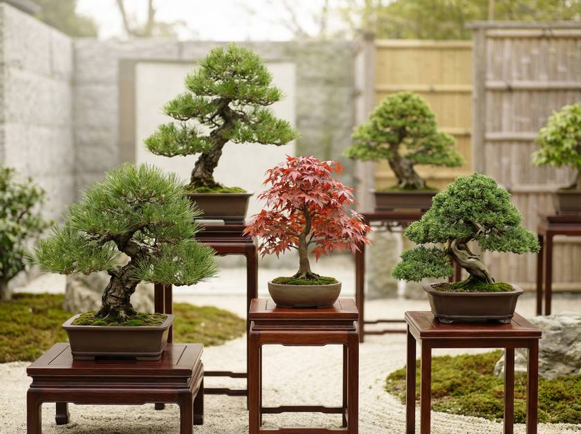 黄色仓库盆景艺术视频