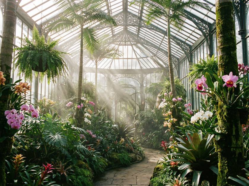 黄色仓库温室植物视频